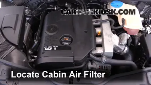 2005 Volkswagen Passat GLS 4 Motion 1.8L 4 Cyl. Turbo Wagon Air Filter (Cabin) Replace